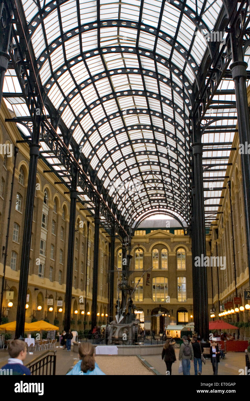 Atrium building , London , England , UK , United Kingdom Stock Photo