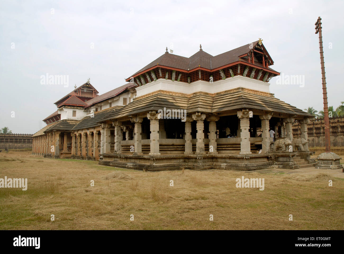 Saavira Kambada Basadi , 1000 pillars Jain Temple , Chandranatha Temple , Moodbidri , Mudbidri , Mangalore , North Kanara , Karnataka , India , Asia Stock Photo