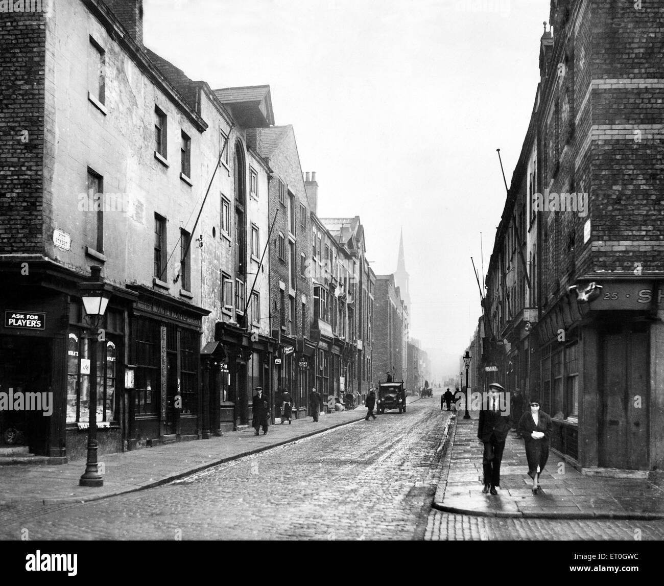 A view of Pitt Street in Chinatown, Liverpool, Merseyside. Circa Stock