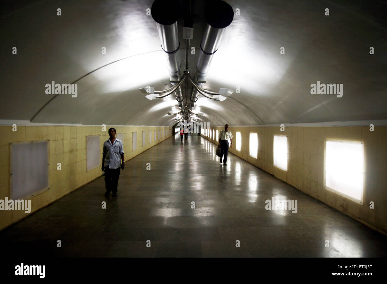 Subway between Metro theater to Chhatrapati Shivaji terminus, Bombay, Mumbai, Maharashtra, India, Asia Stock Photo