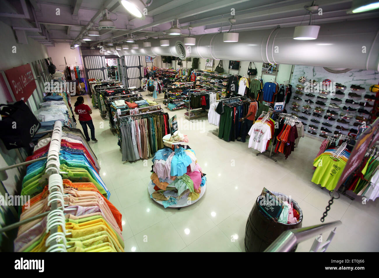 Loot garment store, Andheri, Bombay, Mumbai, Maharashtra, India, Asia Stock Photo