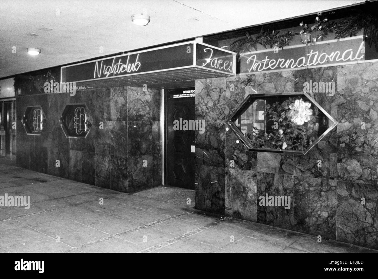 Faces nightclub, Birmingham. 11th March 1986. Stock Photo