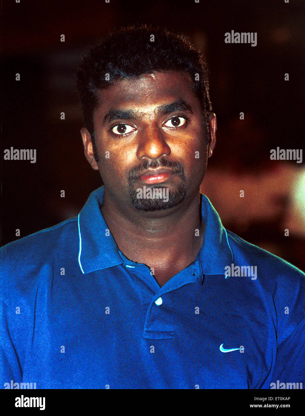 Ace Sri Lankan bowler Muthaia Murlidharan during event in Bombay Mumbai ; Maharashtra ; India NO MR Stock Photo