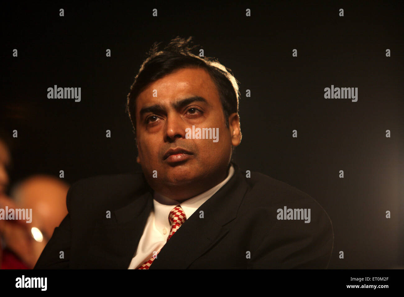Mukesh Ambani , Chairman and Managing Director of Reliance Industries Limited RIL Bombay Mumbai India Stock Photo