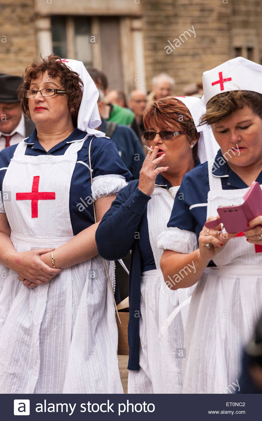 Nurse 1940s England High Resolution Stock Photography and Images - Alamy