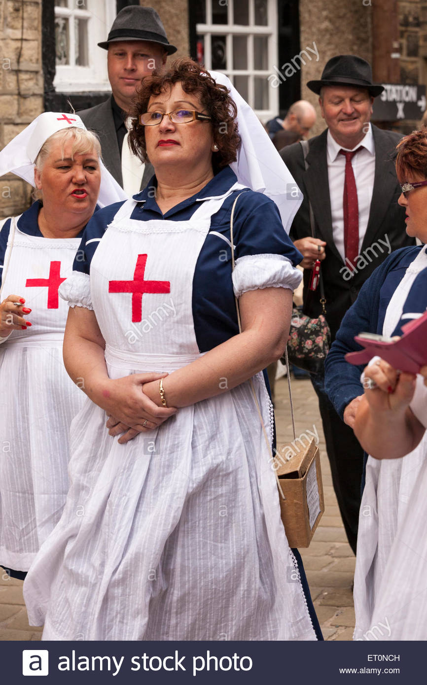 Nurse 1940s England High Resolution Stock Photography and Images - Alamy