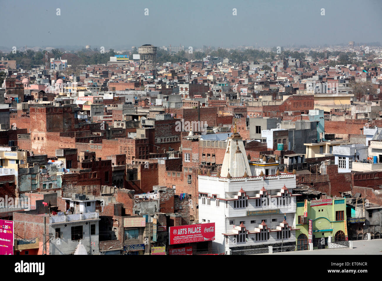 Aerial view of city Amritsar in Punjab ; India Stock Photo, Royalty ...