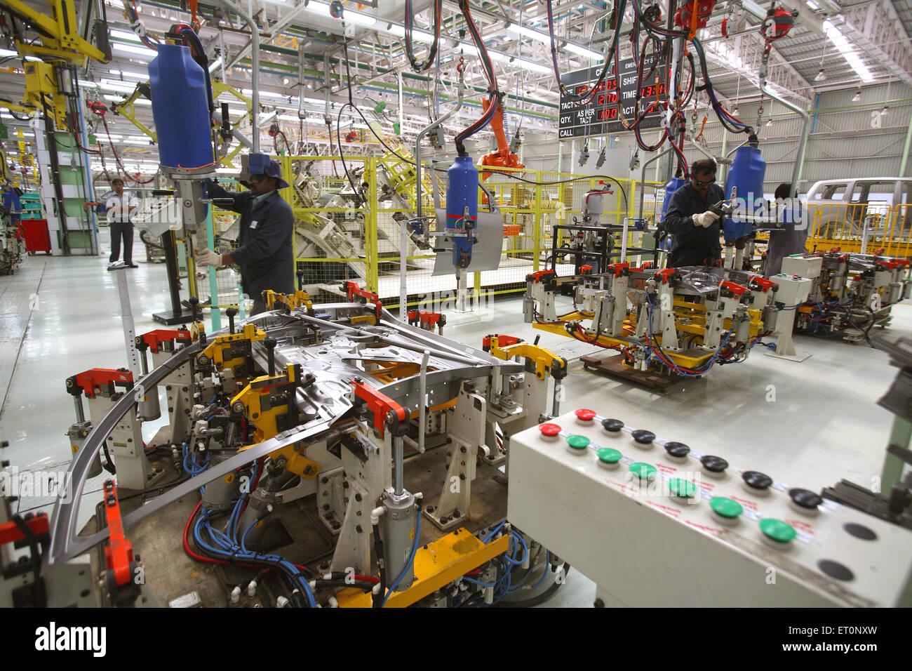 Mahindra Vehicle factory , Nasik , Nashik , Maharashtra , India , Asia Stock Photo