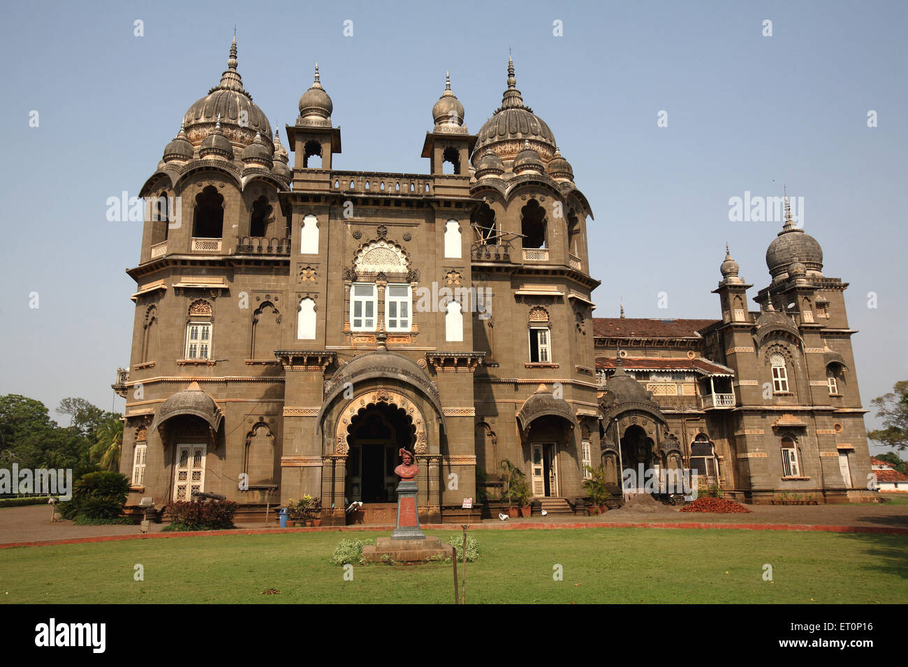 Maharaja's palace, Nava Rajawada, New Palace, Kolhapur, Maharashtra, India Stock Photo