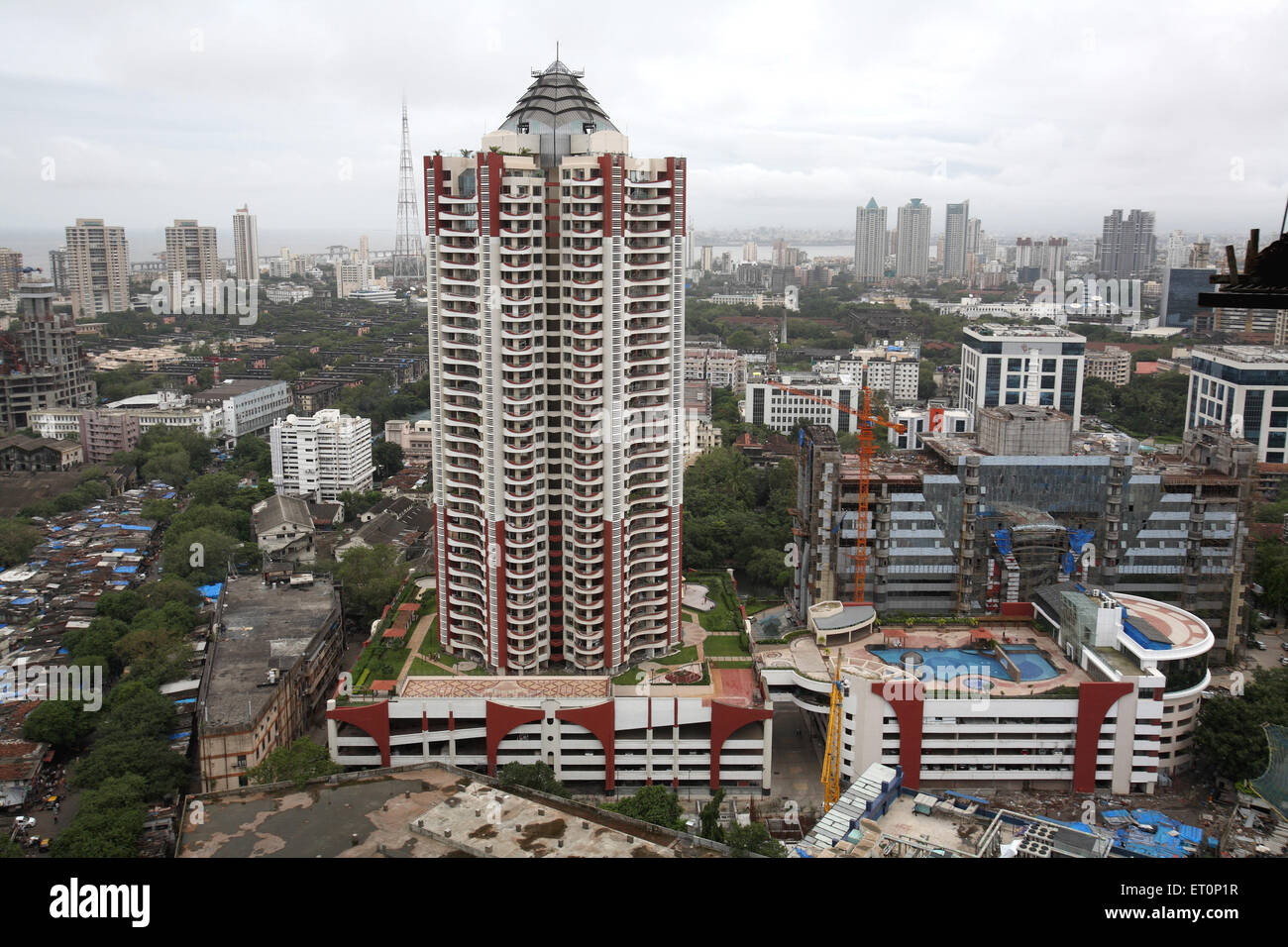 Skyscraper ; Lower Parel ; Bombay ; Mumbai ; Maharashtra ; India Stock Photo