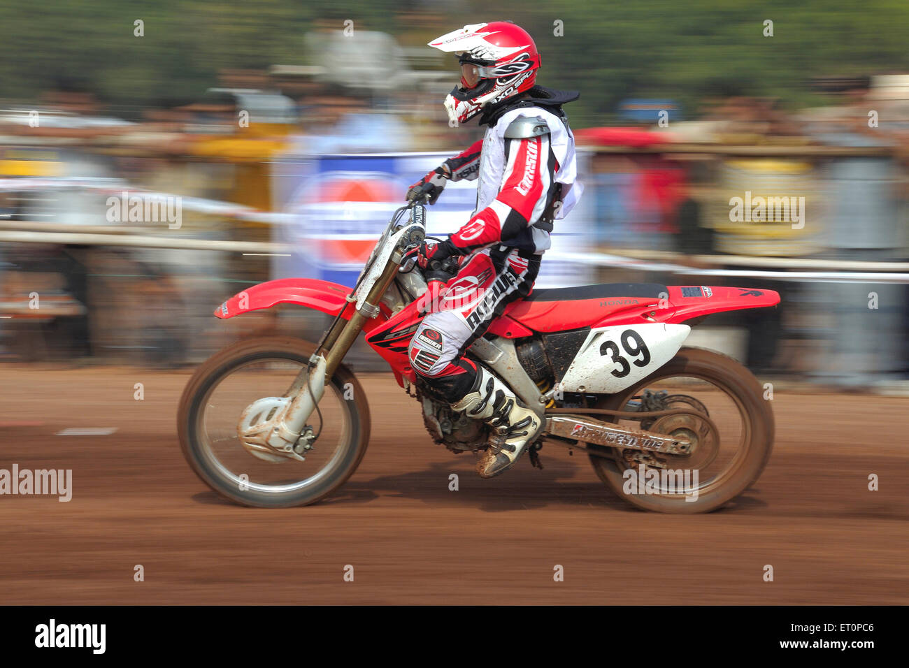 Golf cup dirt track racing ; Jodhpur ; Rajasthan ; India Stock Photo