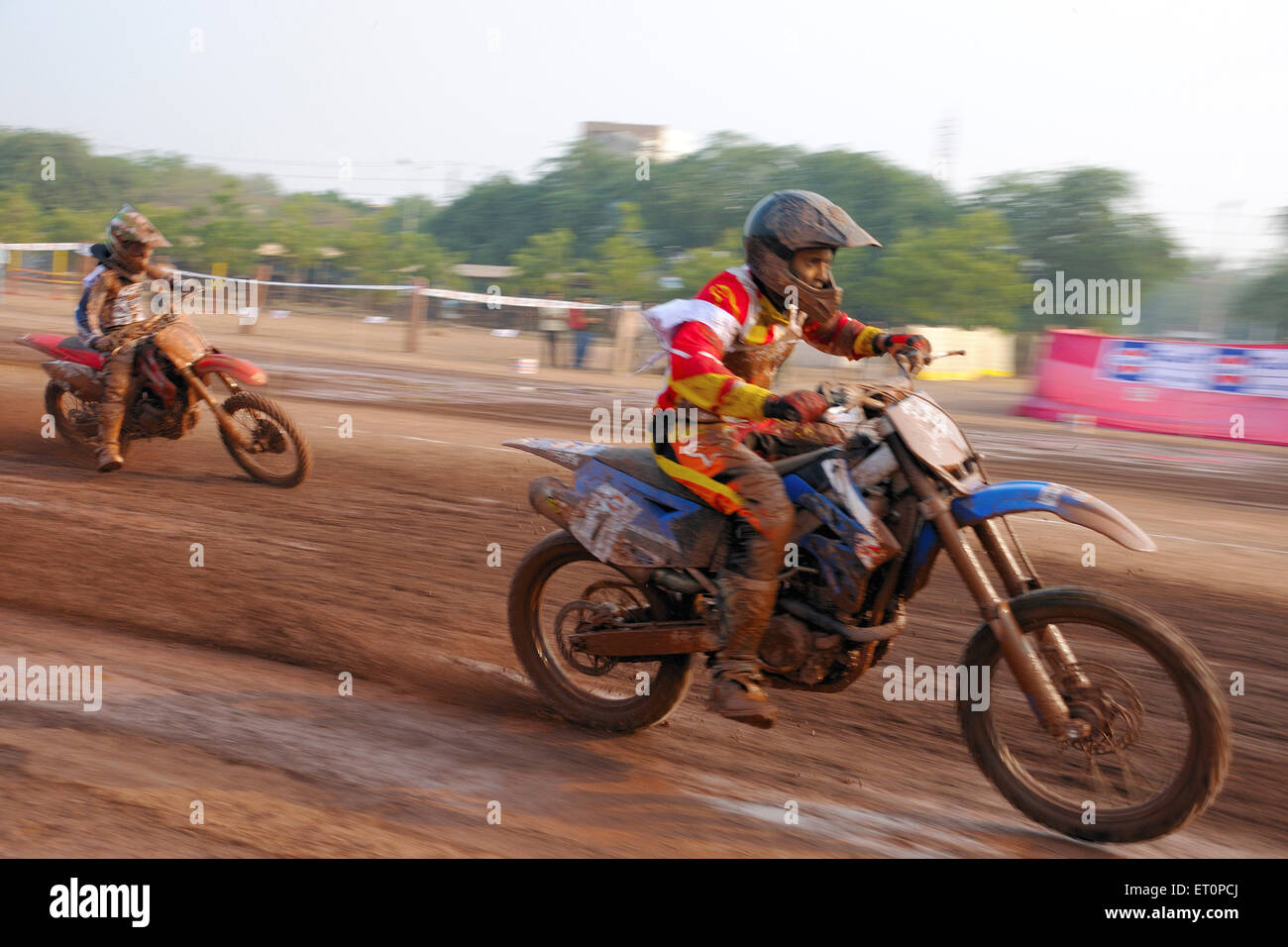 Golf cup dirt track racing ; Jodhpur ; Rajasthan ; India Stock Photo