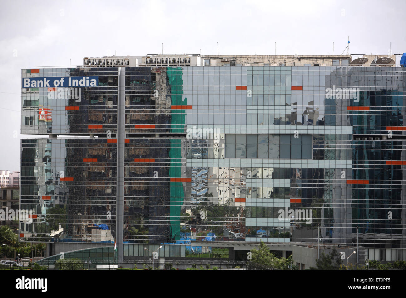 Bank of India building, Bandra Kurla complex, Bombay, Mumbai, Maharashtra, India Stock Photo