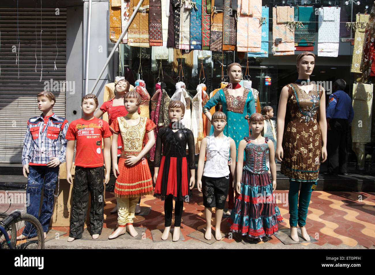 Mannequins in shop ; Nagpur ; Maharashtra ; India Stock Photo Alamy