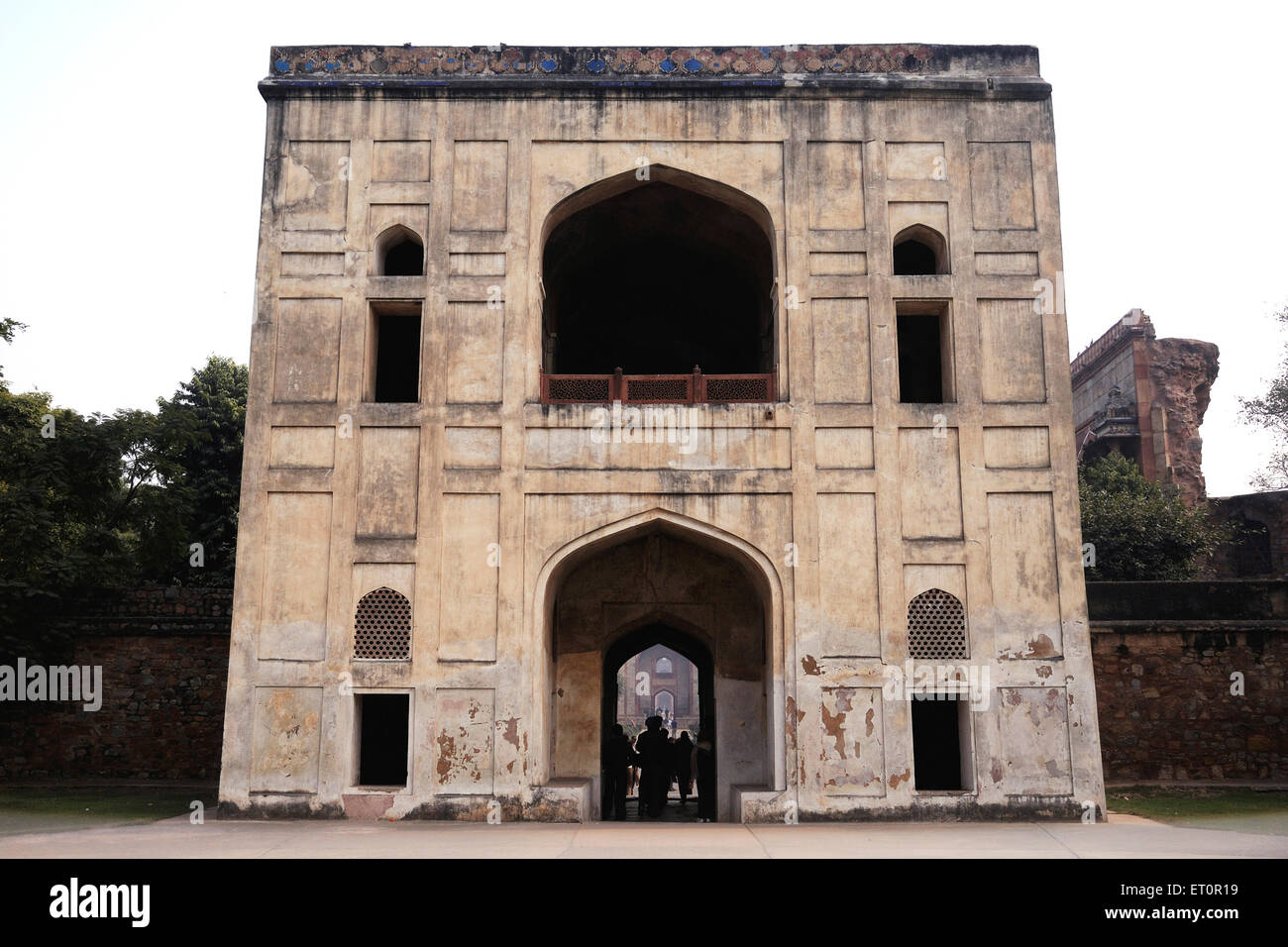 Bu Halima tomb, Humayun's Tomb, Humayun tomb, UNESCO world heritage site, Delhi, India Stock Photo