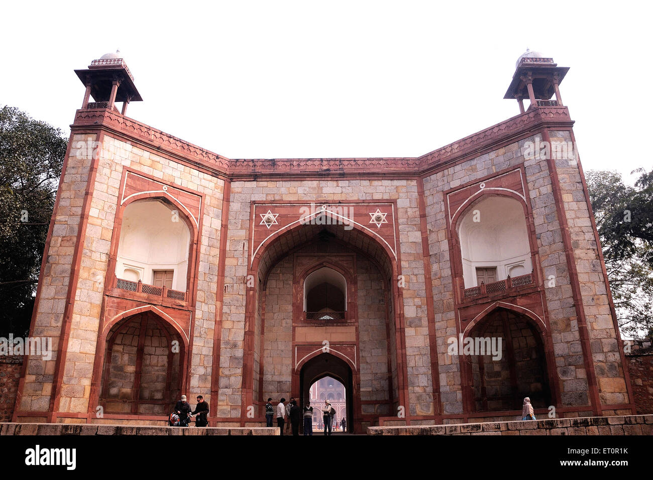 Entrance of Humayun tomb ; Delhi ; India Stock Photo