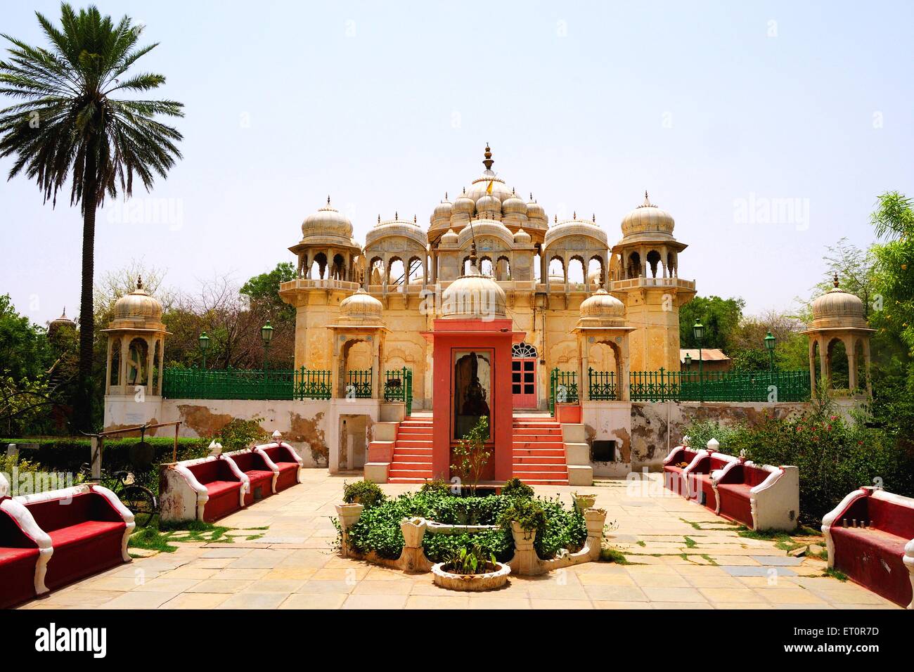 Temple ; Fatehpur Shekhavati ; Rajasthan ; India Stock Photo