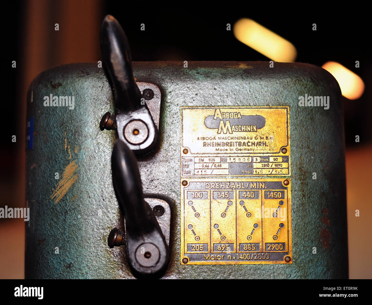 A piece of German industrial machinery kept in the M Shed museum in