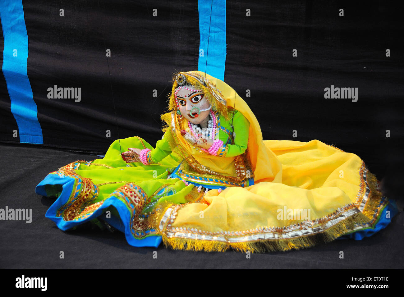Puppet dancing in rajasthani getup ; Rajasthan ; India Stock Photo Alamy