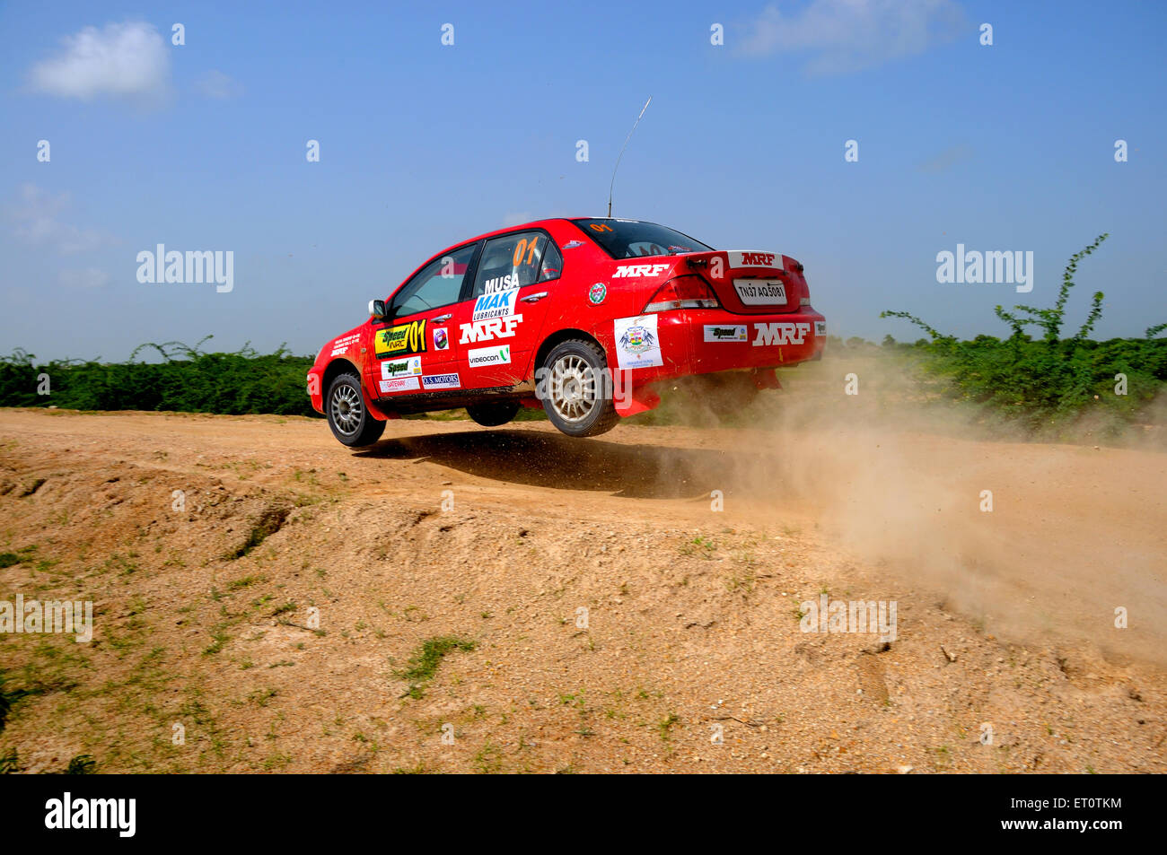 Car race contest ; Jodhpur ; Rajasthan ; India Stock Photo