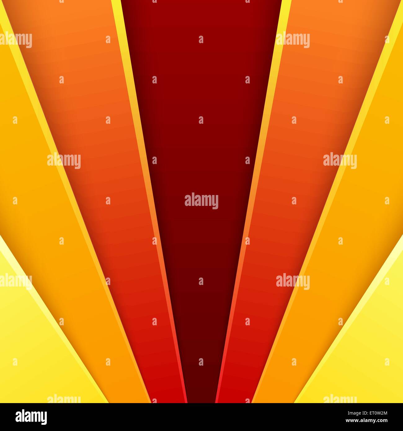 Red, orange and yellow paper layers abstract vector background. RGB EPS ...
