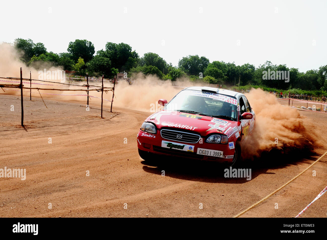 Car race in ; Jodhpur ; Rajasthan ; India Stock Photo