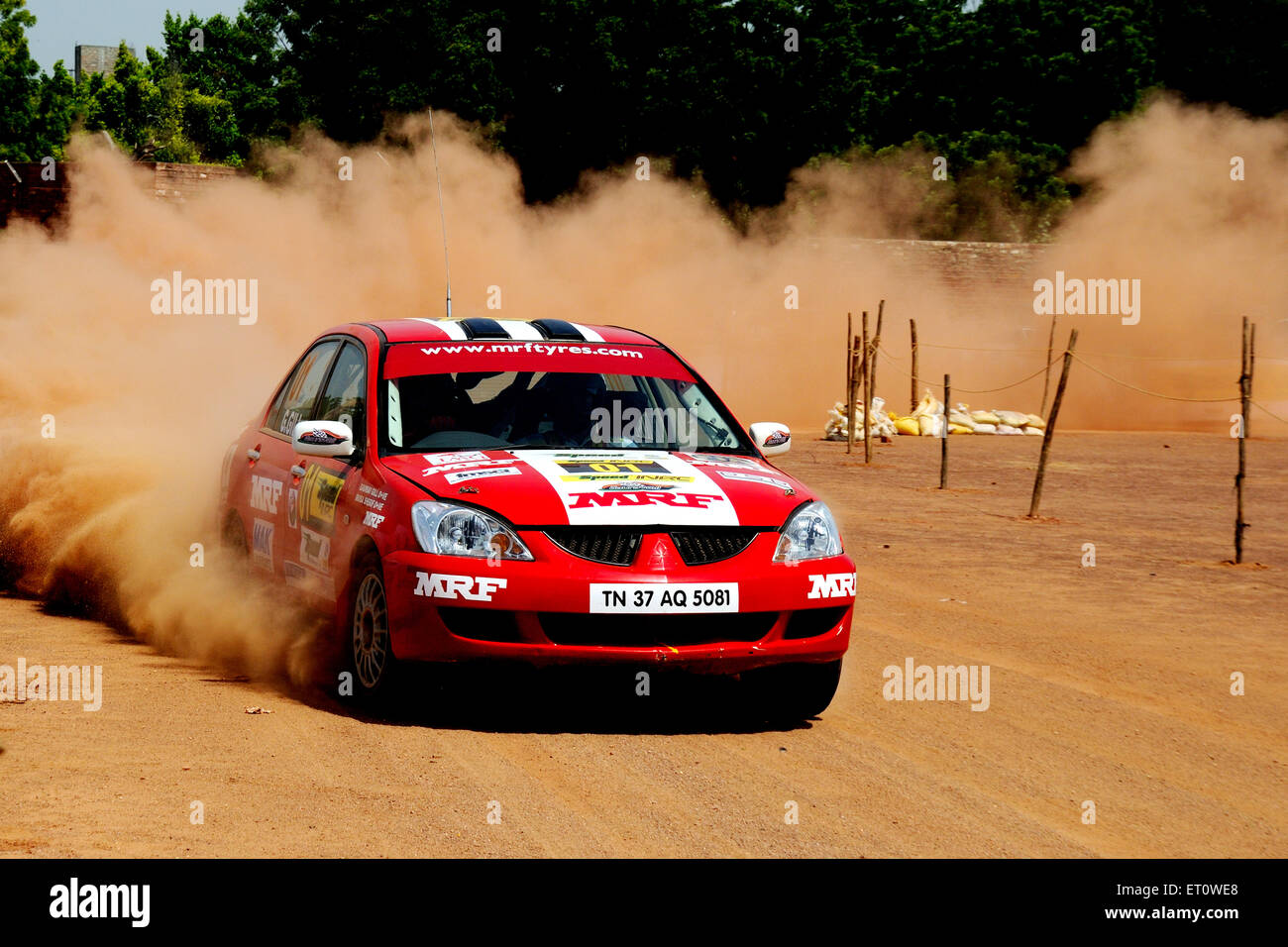 Car race in ; Jodhpur ; Rajasthan ; India Stock Photo