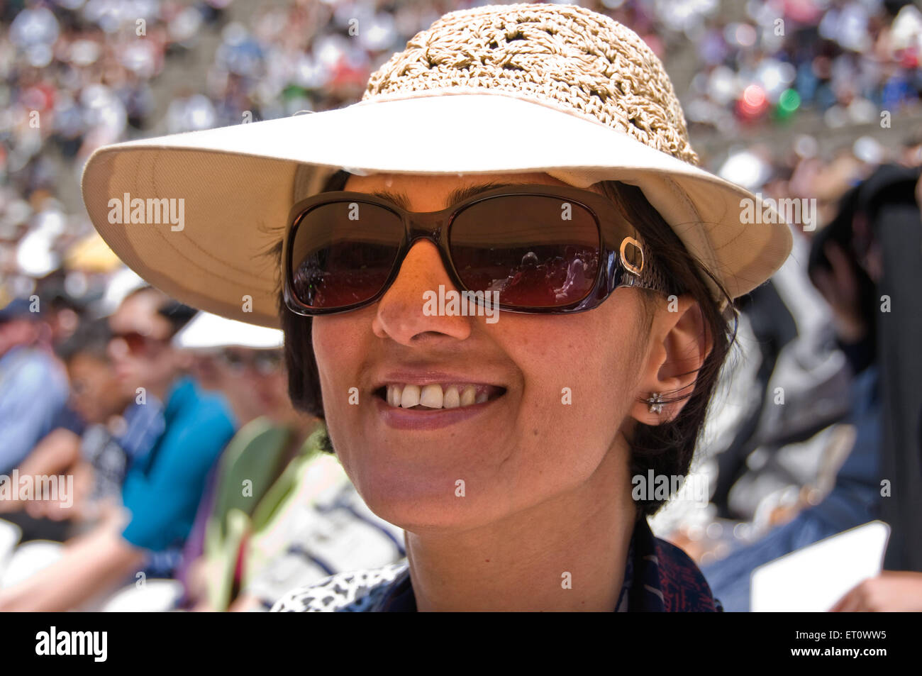Lady with hat ; California ; USA United States of America MR#782 Stock Photo