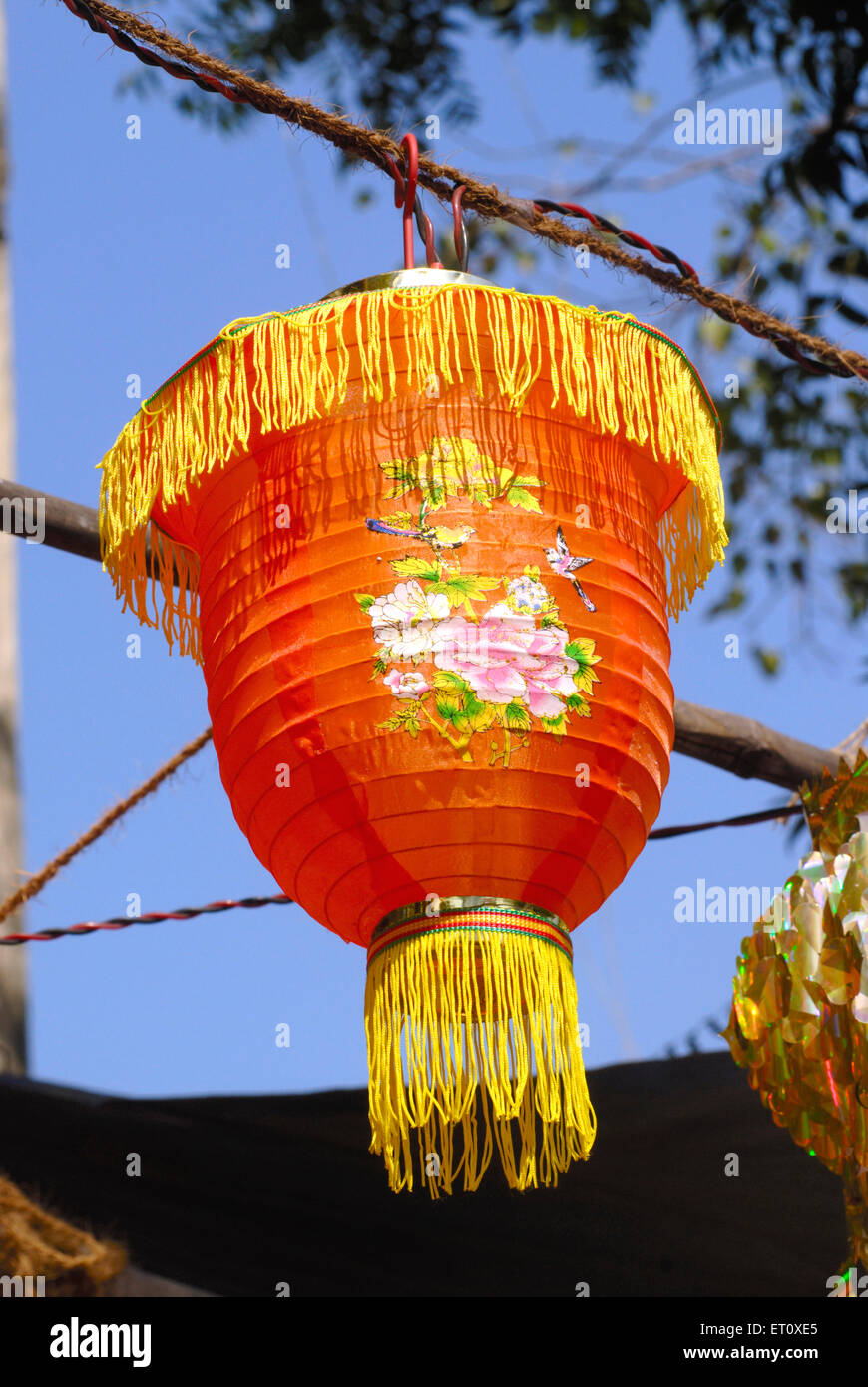 Colourful modern Chinese lantern akashkandil hang shop sell celebrating