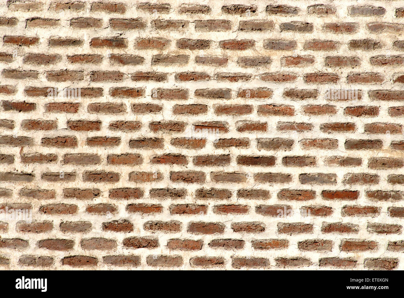 Brickwork wall, Vishrambaug Wada, Peshwa palace, Pune, Maharashtra, India Stock Photo