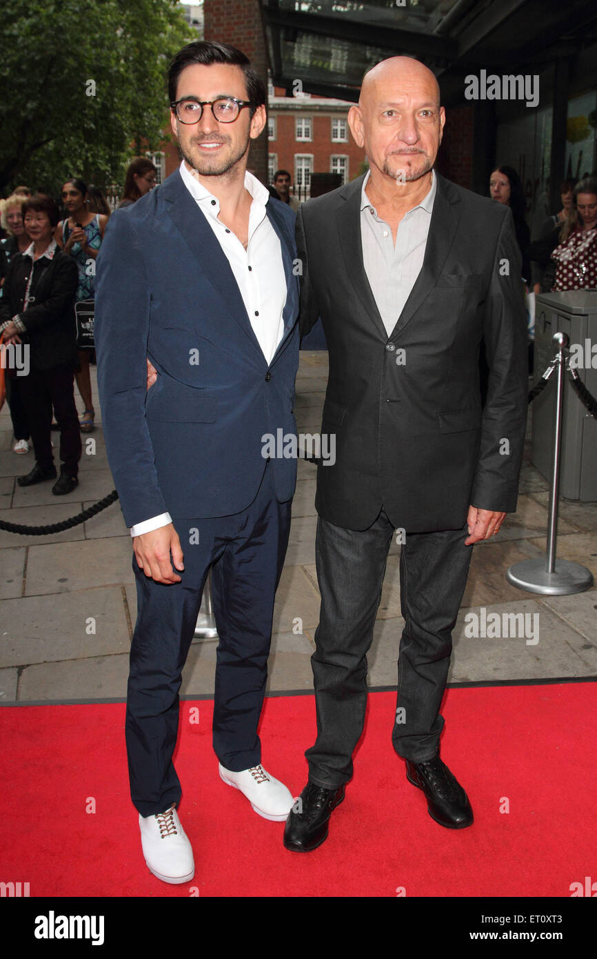 London Uk Ferdinand Kingsley And Sir Ben Kingsley At Brasil Brasileiro Press Night At Sadlers Wells Thearer London On July 10th 2014 Ref Lmk73 49029 110714 Keith Mayhew Landmark Media Stock Photo Alamy