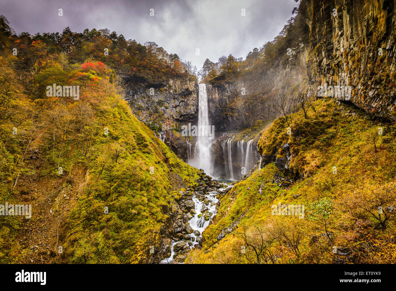 Nikko, Japan at Kegon Falls. Stock Photo