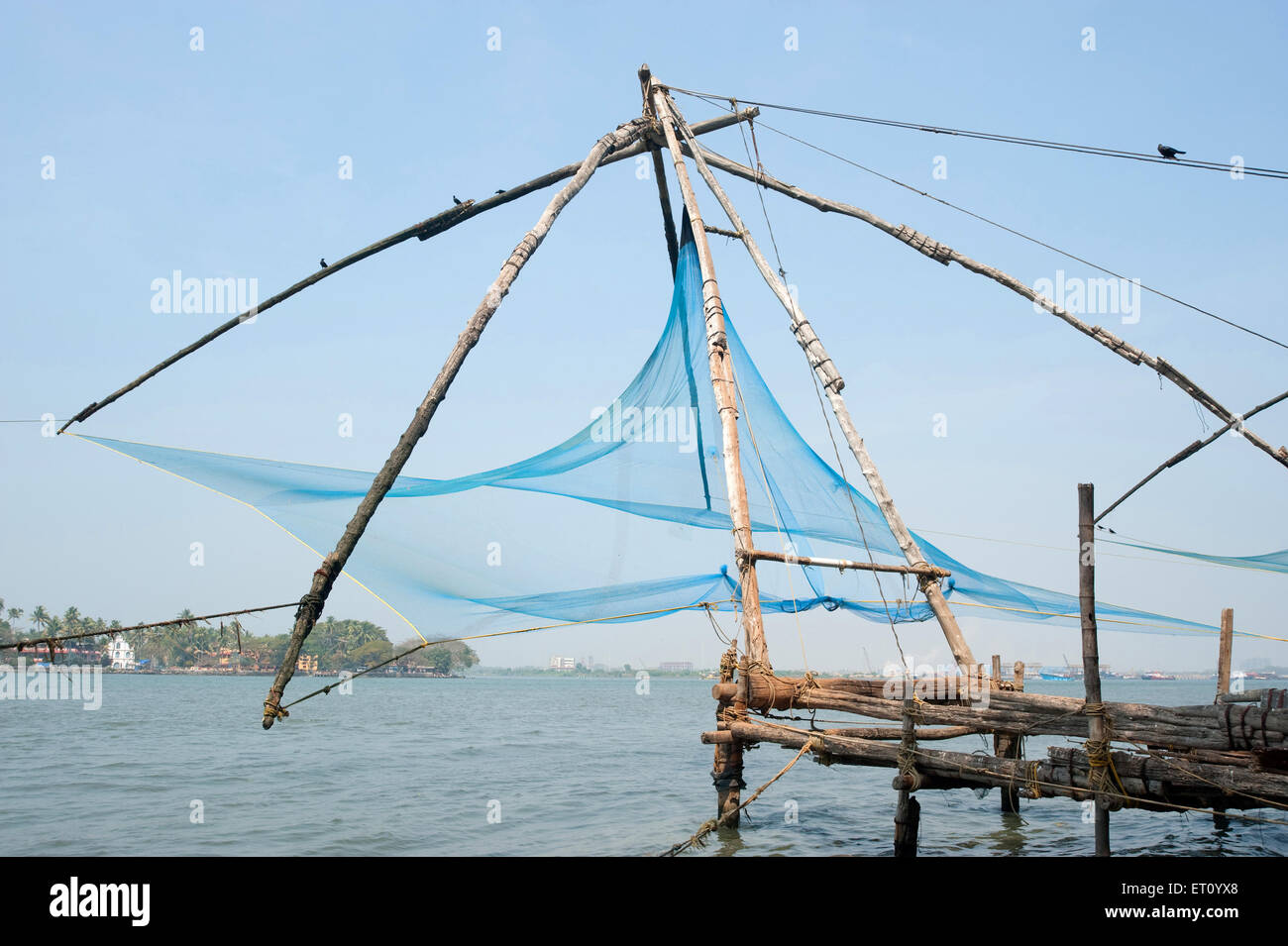 Kochi india nets blue hi-res stock photography and images - Alamy