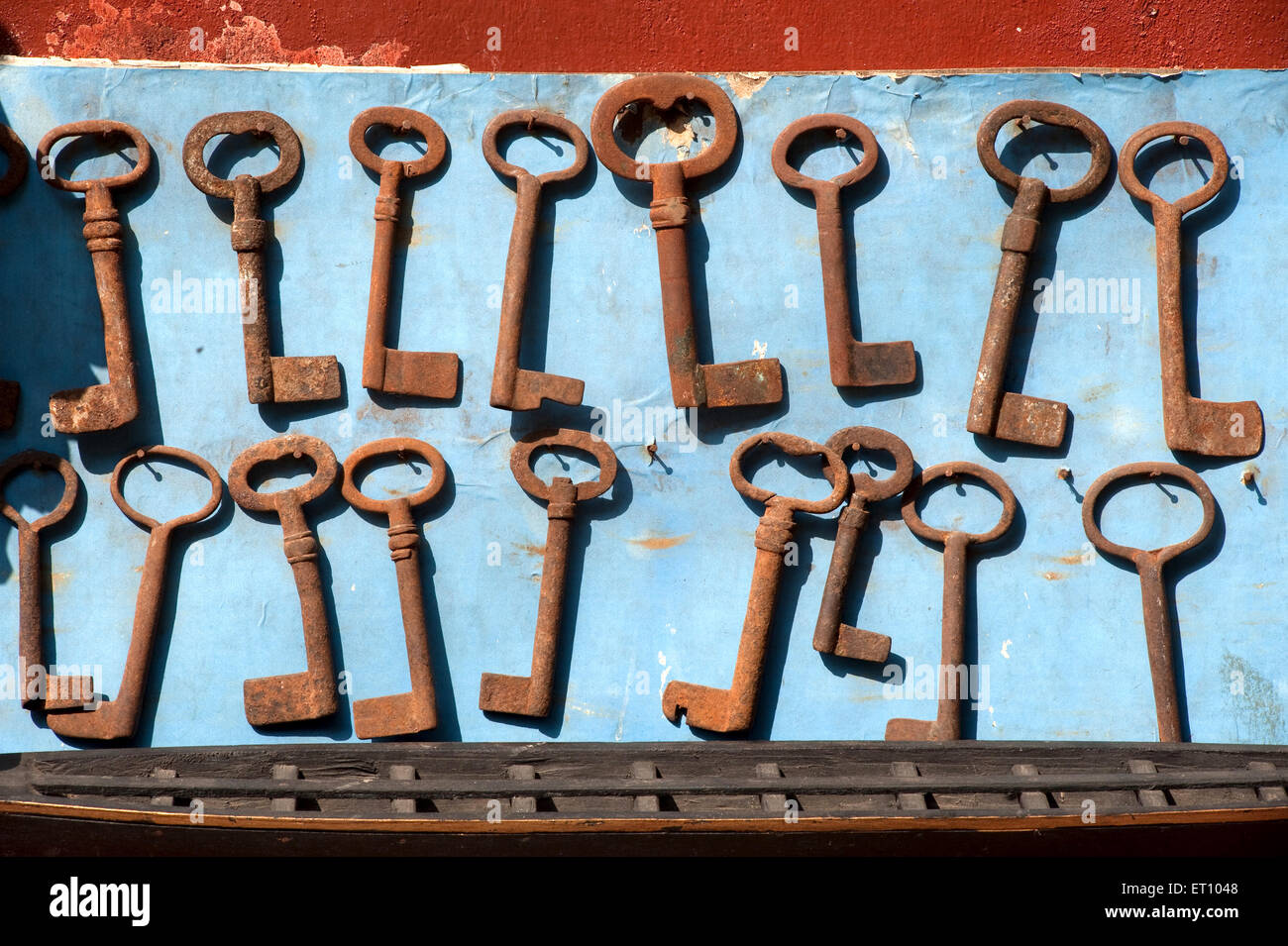 Old keys ; Mattancherry ; Cochin ; Kochi ; Kerala ; India ; Asia Stock Photo