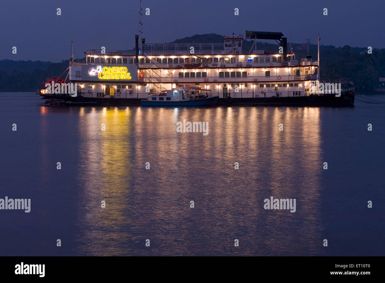 Casino Cruise in Mandovi River Panjim Goa India Asia Stock Photo