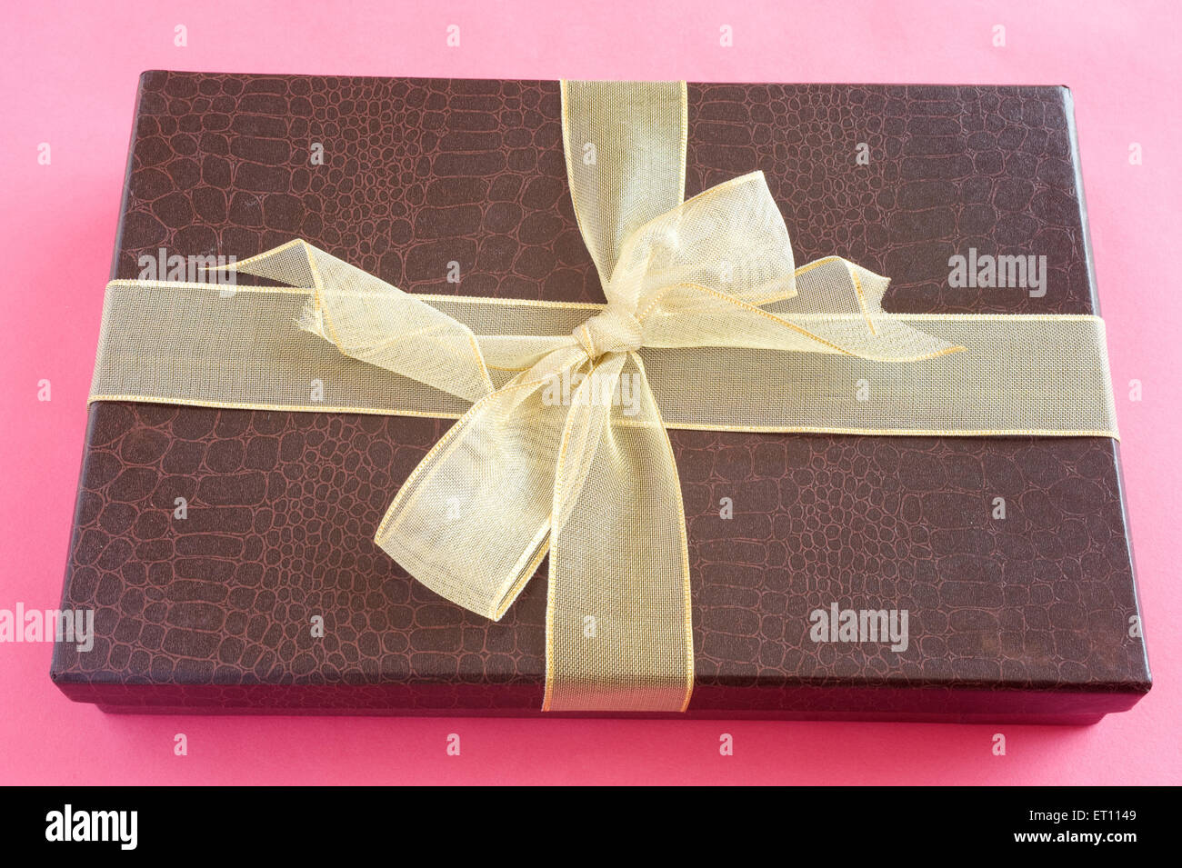 Decorated gift box Diwali Festival Mumbai Maharashtra India Asia Stock