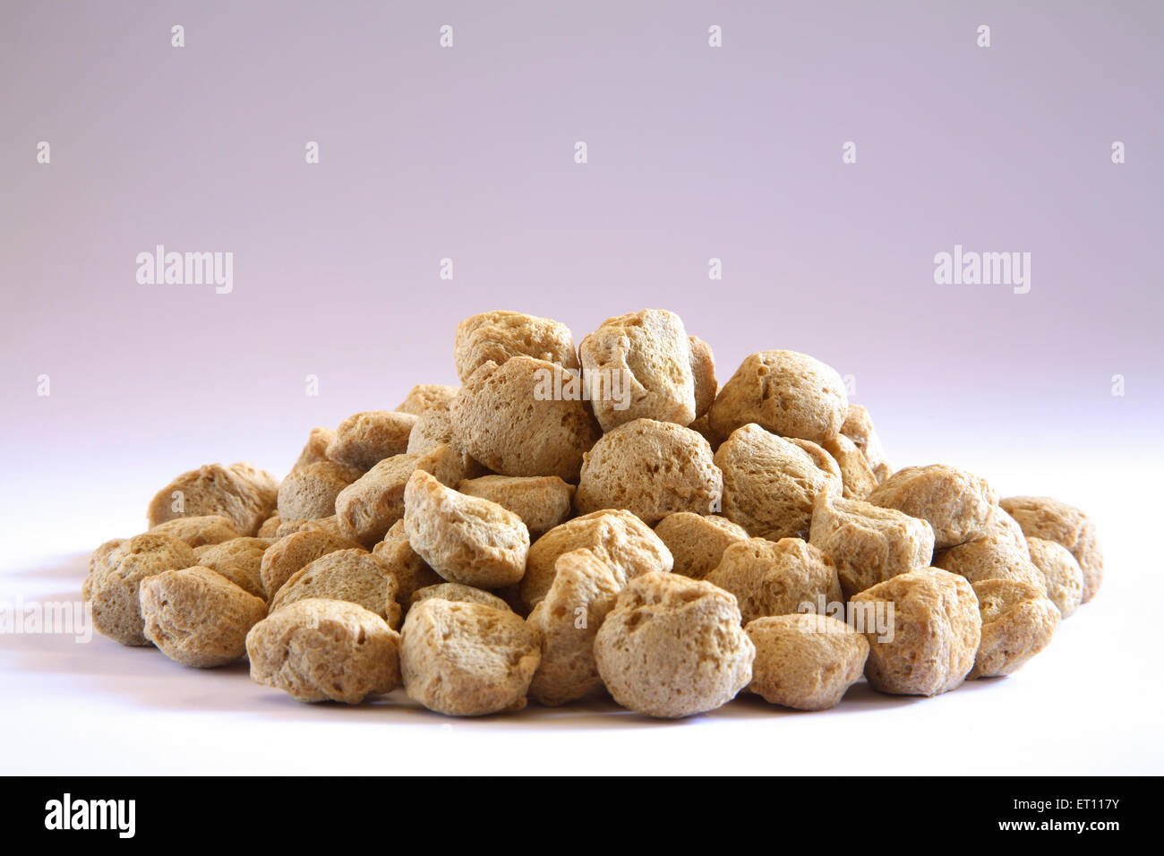 soybean, soy bean, Glycine max, soja bean, soya bean, soyabean, white background Stock Photo