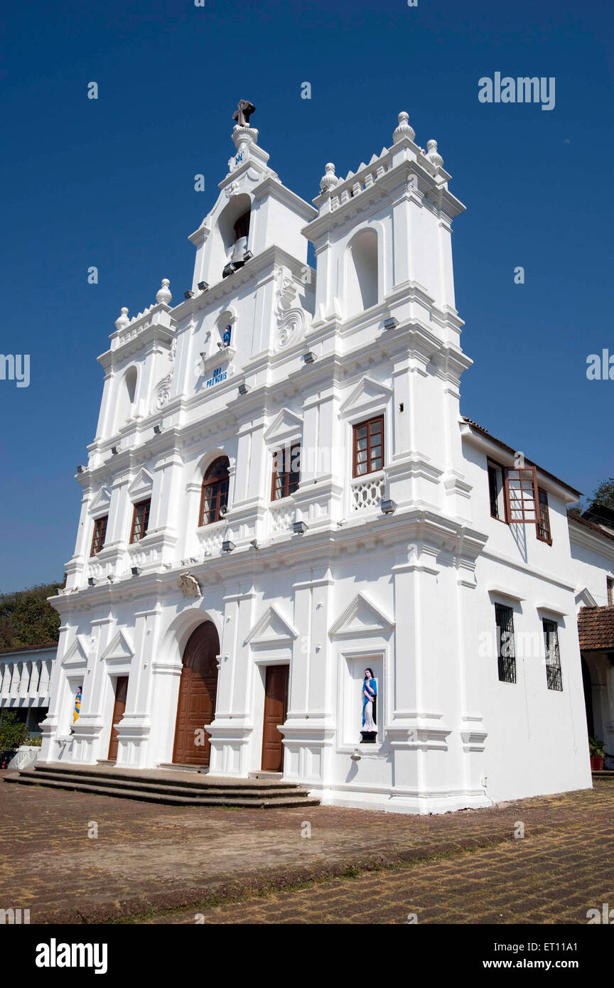 Church of Our Lady of the Immaculate Conception at Panjim Goa India Asia 2011 Stock Photo