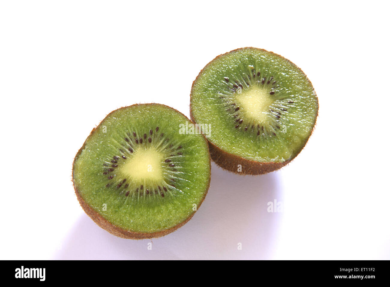 Kiwi, Kiwi fruit, Kiwifruit, Chinese gooseberry, white background Stock Photo Alamy