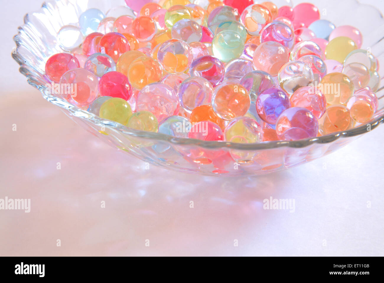 Colorful gel balls, gel beads, gel marbles, jelly balls, jelly beads