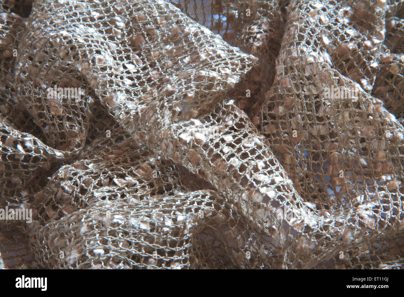 silk net netting cloth fabric textile Stock Photo
