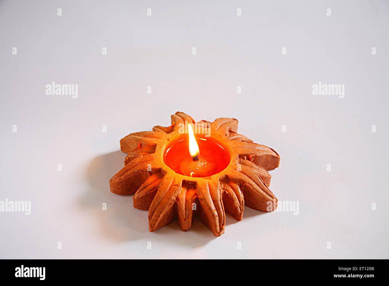 Diwali deepawali festival ; diya clay oil lamp ; Bombay Mumbai