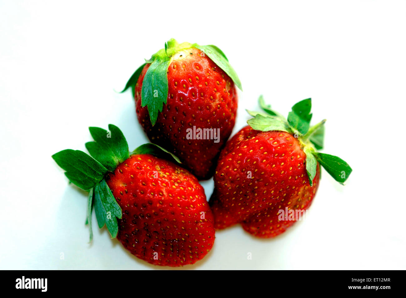 Strawberries India Asia Stock Photo