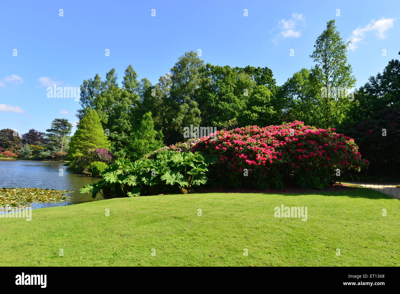 Sheffield Park country estate in England Stock Photo