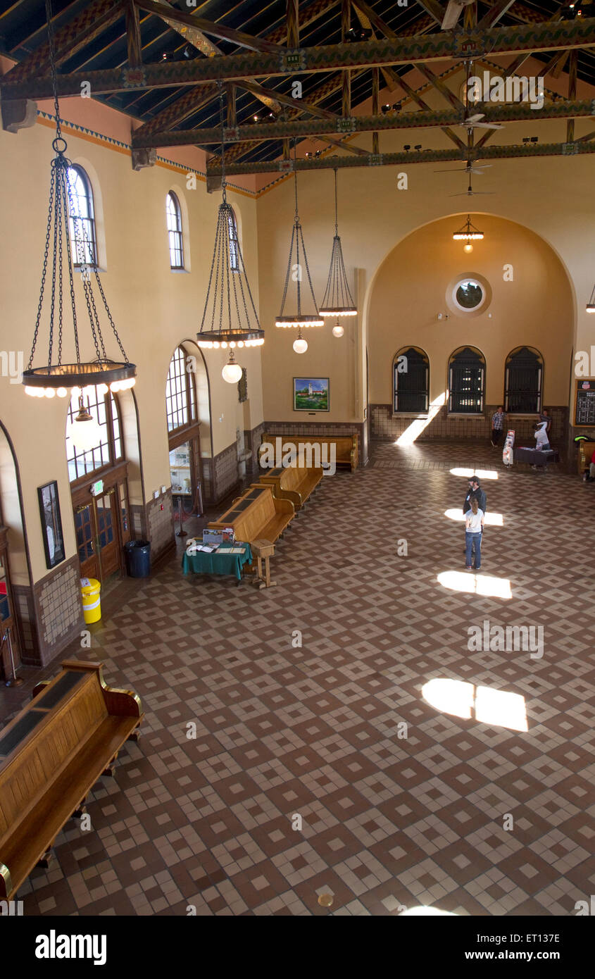 Interior of the Boise Depot located in Boise, Idaho, USA. Stock Photo