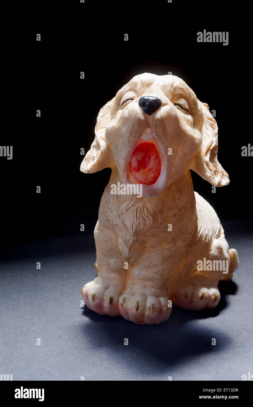 Toy dog ceramic toys Stock Photo