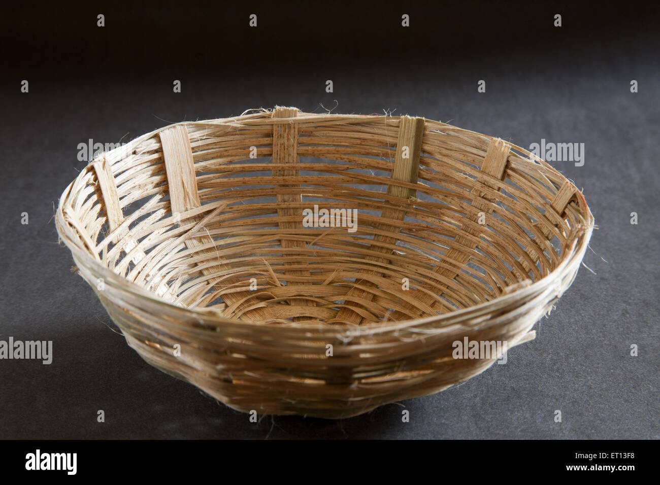 Cane basket, Tokri Stock Photo