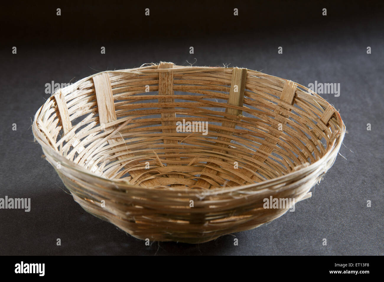Handicrafts Cane Baskets Tokri India Asia Nove 2011 Stock Photo