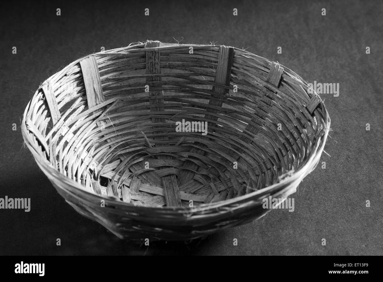 Cane basket, Tokri Stock Photo