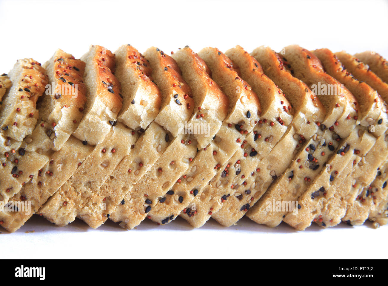 Sesame seeds wheat bread , multigrain pure vegetarian wheat bread